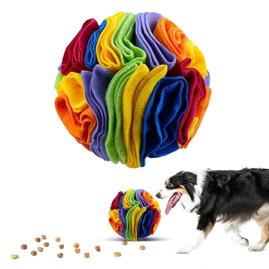Interaktives Schnupftabakball-Spielzeug für kleine Hunde zur mentalen Stimulation