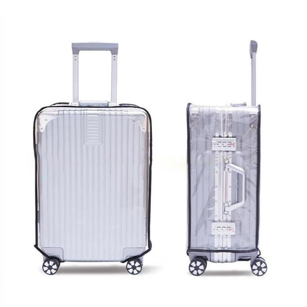 Transparente Gepäck Schutzhülle Wasserdicht Staubschutz Reise Zubehör