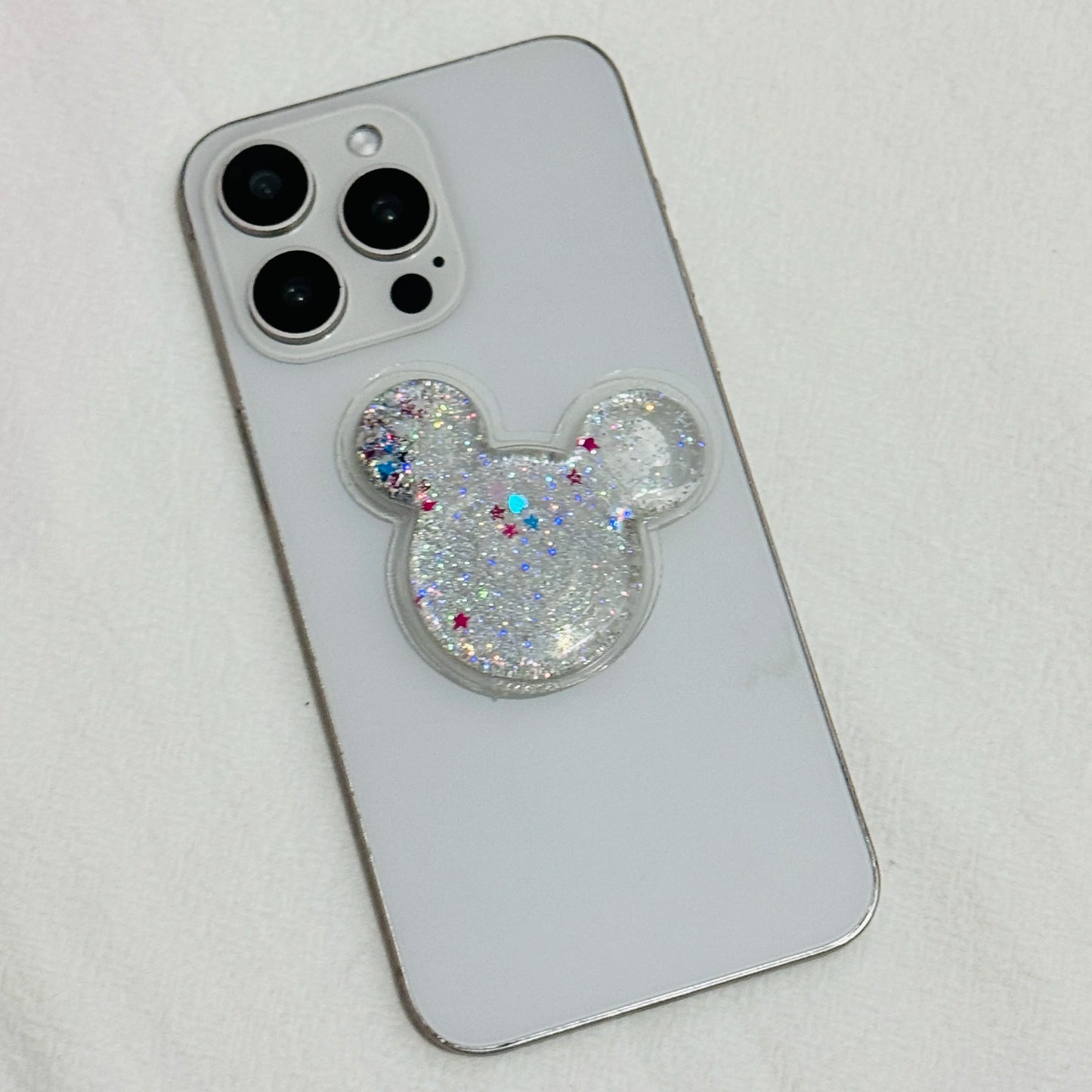 Süßer weicher Blingbling Maus Handyhalter erweiterbar für iPhone Samsung Hüllen-Yabubest - Home & More