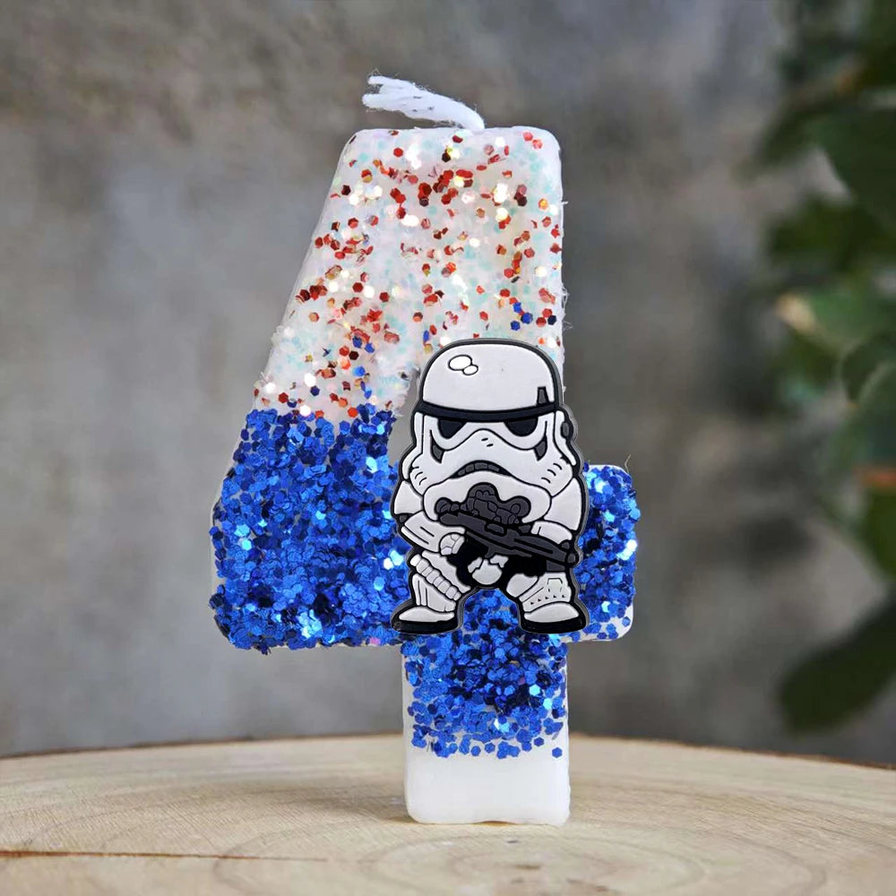 Thematische Geburtstagskerzen Zahlen für Partydekoration und Geschenke