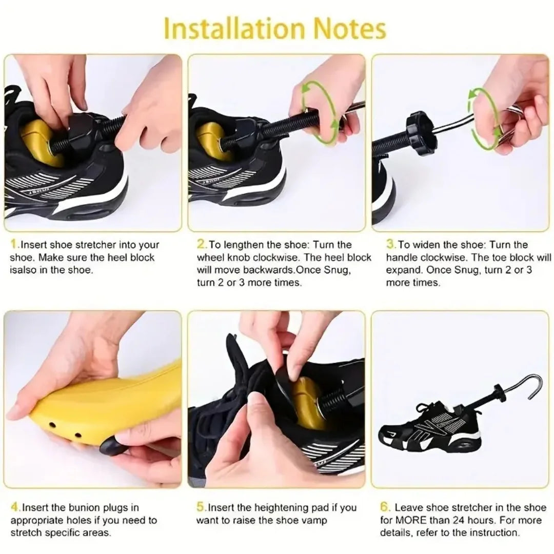 Verstellbarer Schuhspanner Schuhformer Unisex Kunststoff Expander
