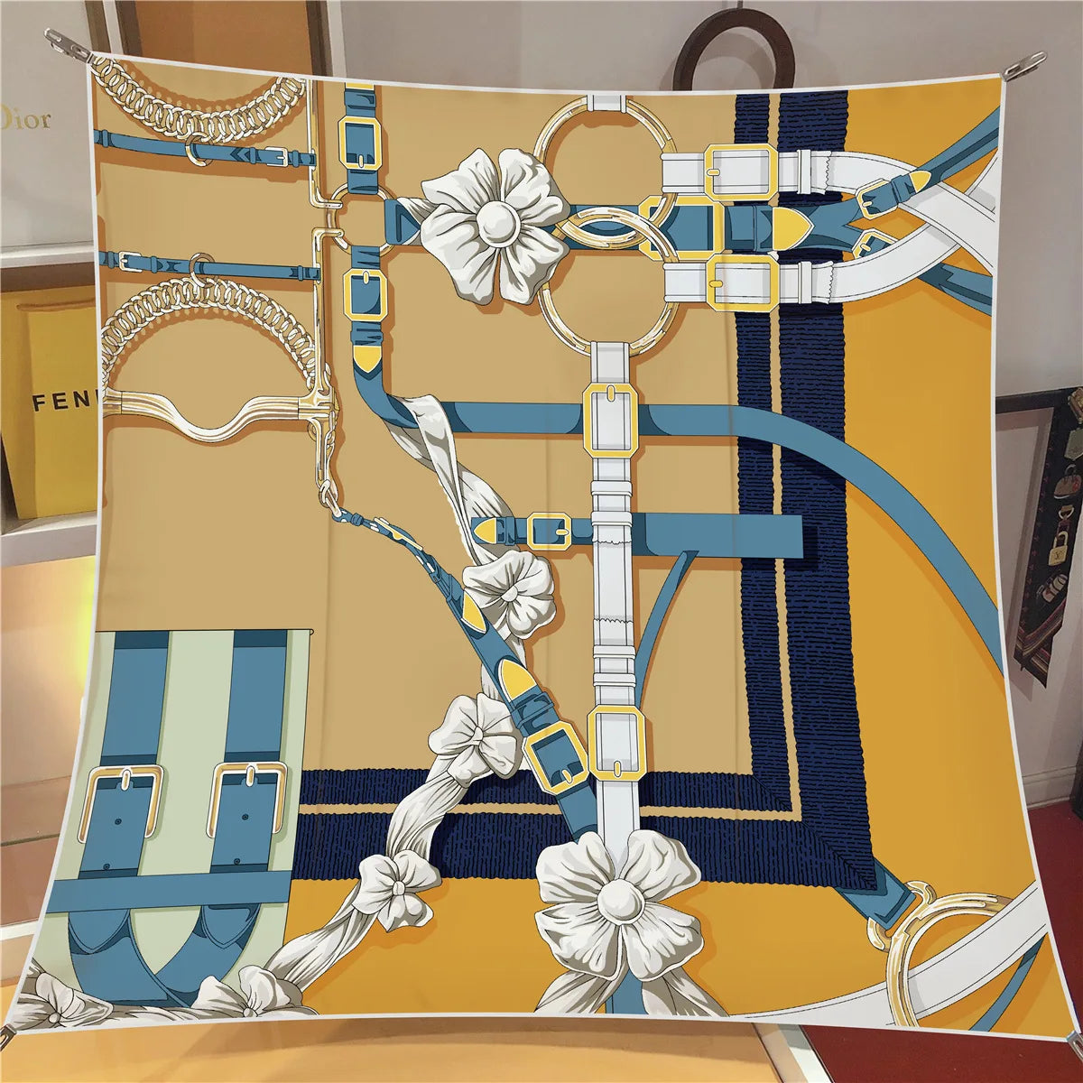 Stylisches bedrucktes Bandana Kopftuch Unisex vielseitig tragbar