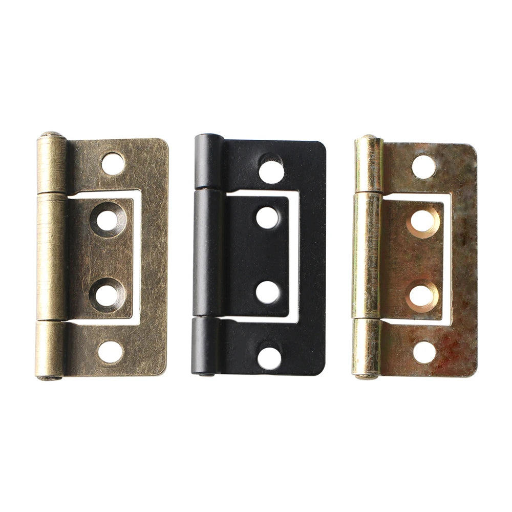 2 Metalltüren Scharniere für Vintage Holz Schmuckschatullen