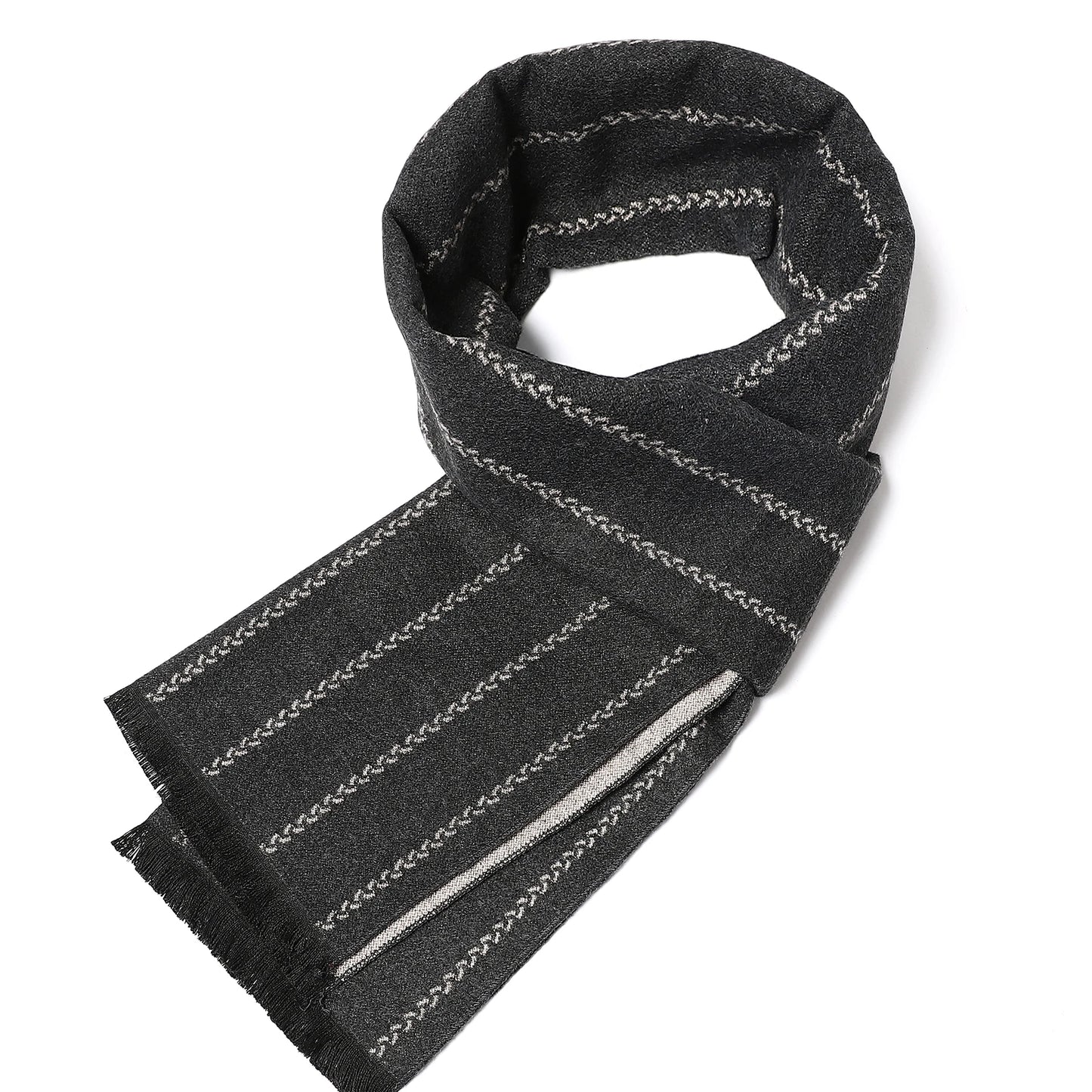 Eleganter Herren Schal für Herbst und Winter Polyester