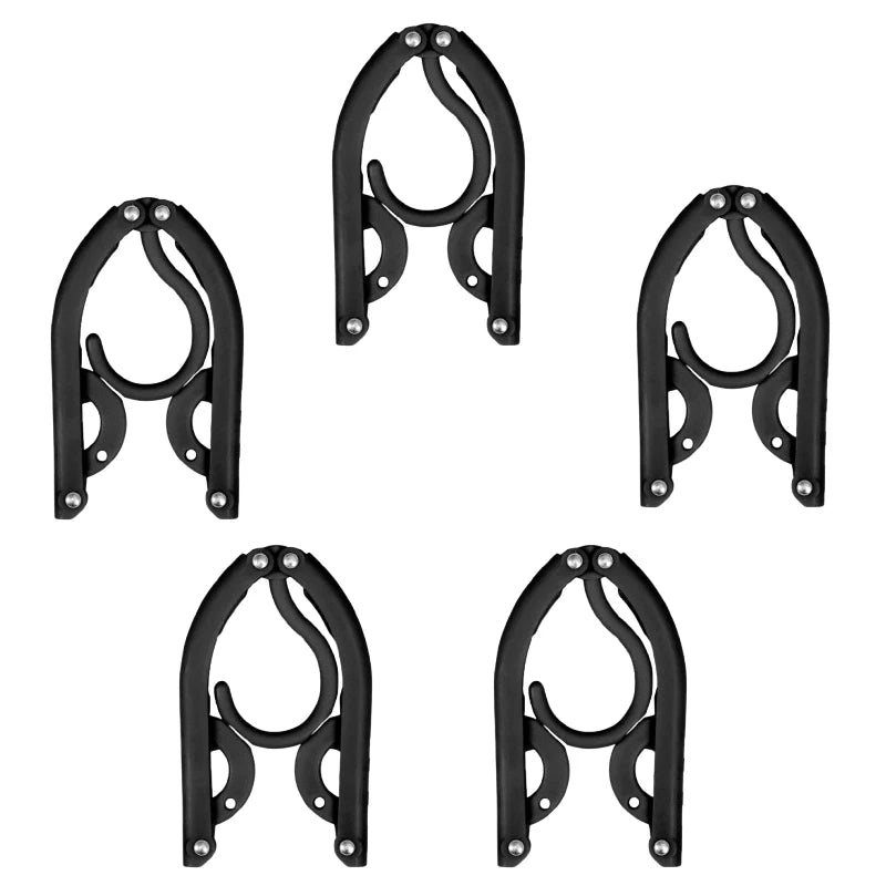 Faltbare Reise-Kleiderbügel 5 oder 10 Stück Platzsparend - Tragbar