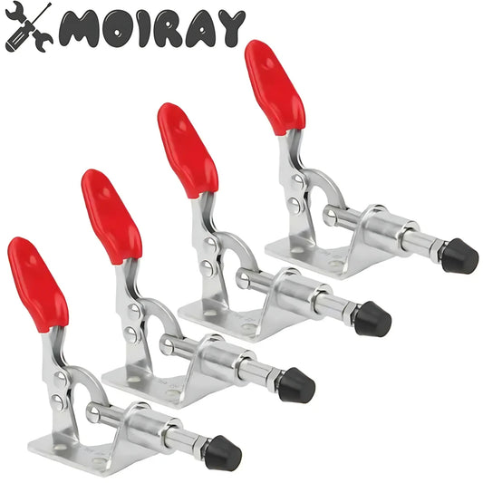 Push-Pull Kniehebelklemme 45kg Haltekraft Metall Schnellspanner Set
