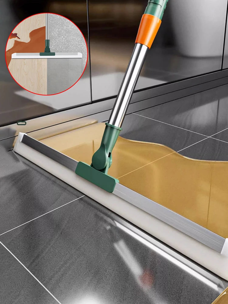 Silikon Schaber Rakel Besen Wischer für Boden Fenster Bad Reinigung