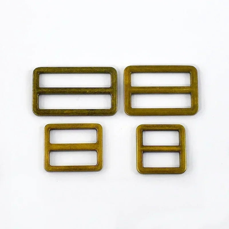 Metallschnallen 20-50 mm Set 5 oder 10 Stück Tri Glide Ring Gurtband Verschluss