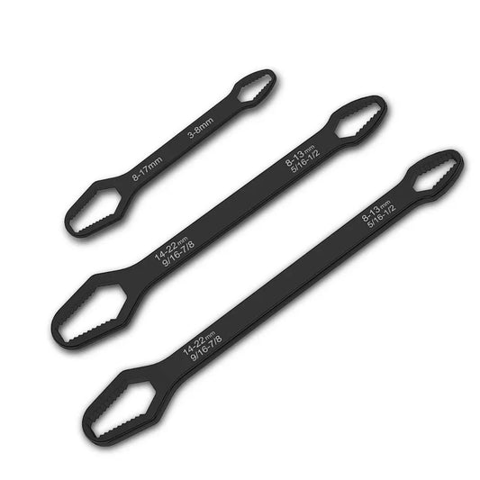 Multifunktionaler Doppelmaulschlüssel mit selbstspannender Funktion