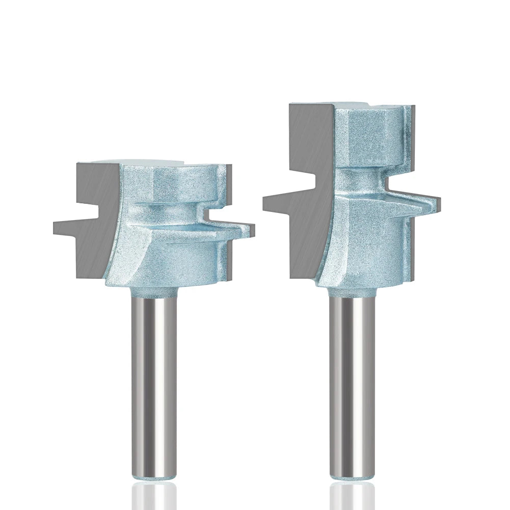 Holz Fräser 8mm und 12mm 1/2 Schaft - Präzises Trimmen und Zapfenfräsen