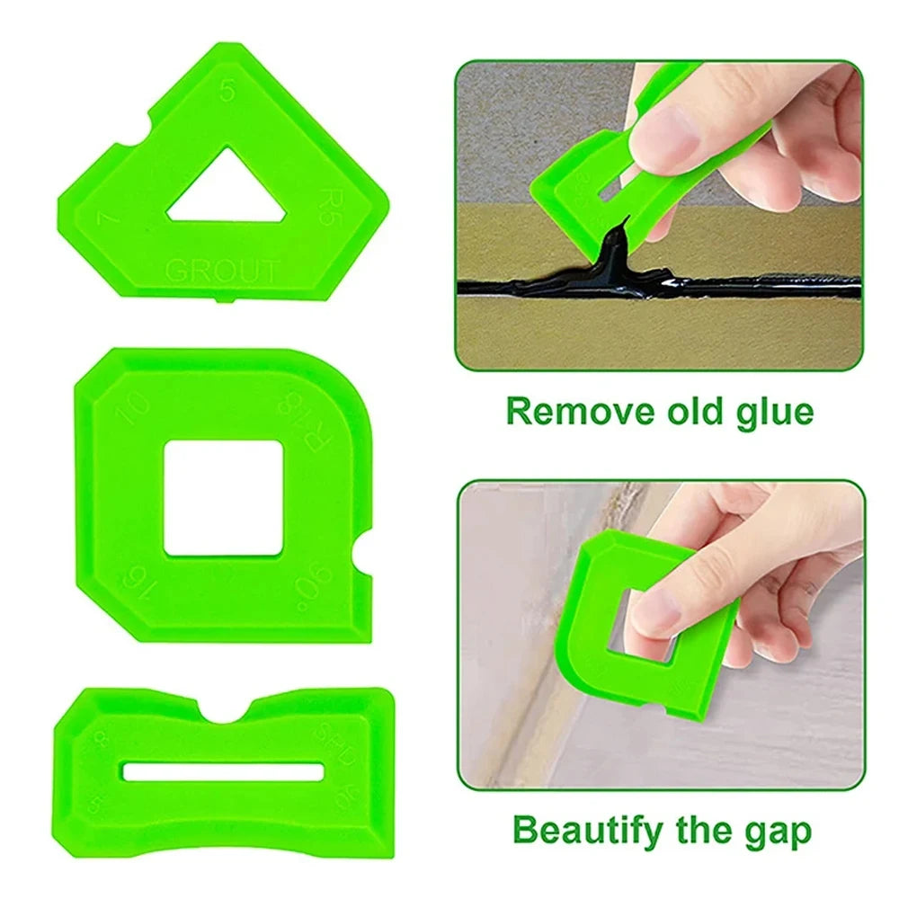 5in1 Silikon Schaber Rakel Multitool zum Kleber Entfernen und Abdichten
