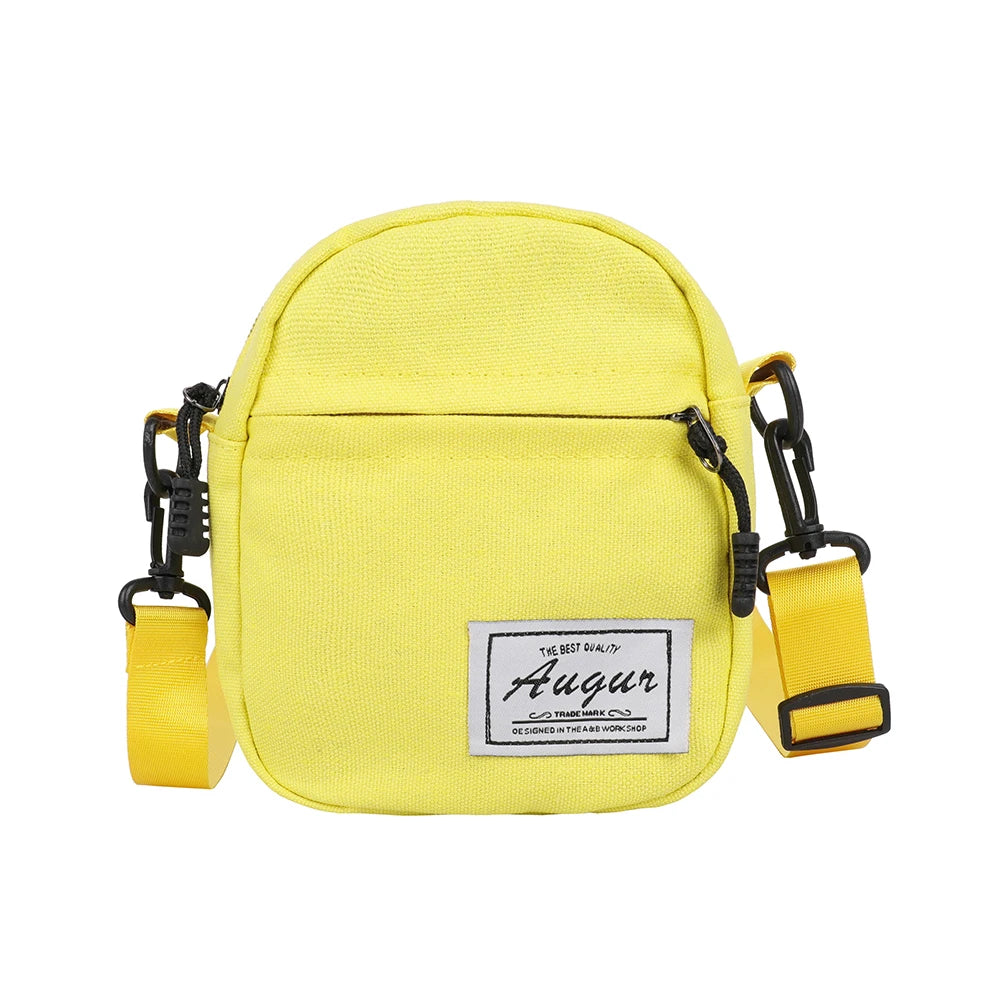 Unisex Leinwand Mini Umhängetasche Freizeit Schultertasche Harajuku Look