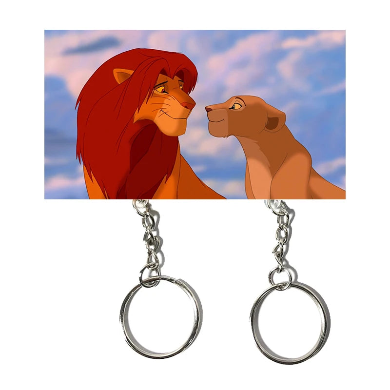 Acryl Schlüsselhalter Paar Cartoon Design Nicht-magnetisch für Zuhause