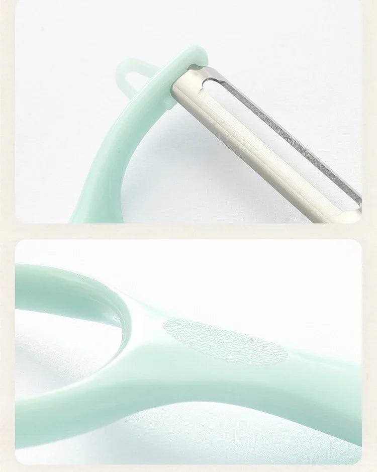 Edelstahl Schäler Hobel für Obst Gemüse Kartoffel Apfel Gurke