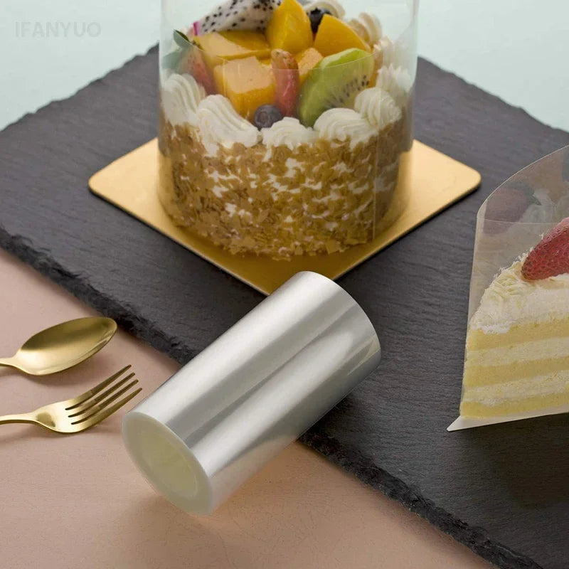 Wiederverwendbare transparente Kuchenkantenrolle – präzise Form für Mousse - Creme