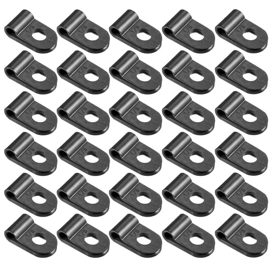 30 Stk R-Typ Kabelklemmen Set Nylon für ordentliches Kabelmanagement