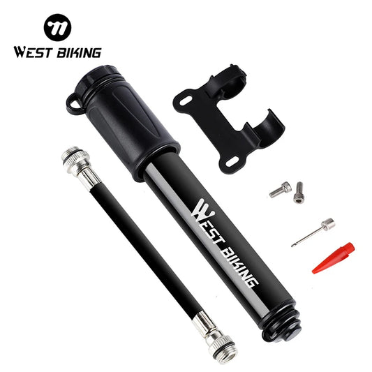 Tragbare Mini Fahrradpumpe Aluminium 100Psi für Schrader Presta Ventile