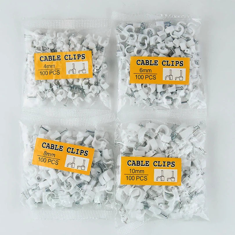 Vielseitige runde Kabelbinderhalter für sicheres Kabelmanagement