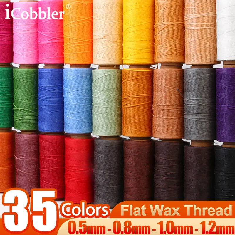 0,5/0,8/1/1,2 mm gewachste Polyester-Schnur, Makramee, geflochtenes Armband, Perlenfaden, Schnurbesatz, Schnur für Schmuck, Halskette