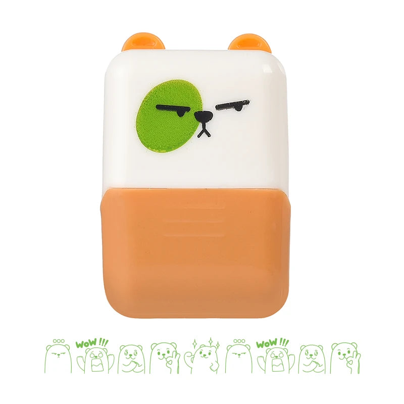 Kreativer Rollstempel mit niedlichen Tiermotiven für DIY Dekoration
