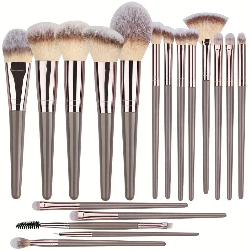 Make-Up Pinsel Set 3-20 Stück weiche Foundation Lidschatten Rouge Pinsel