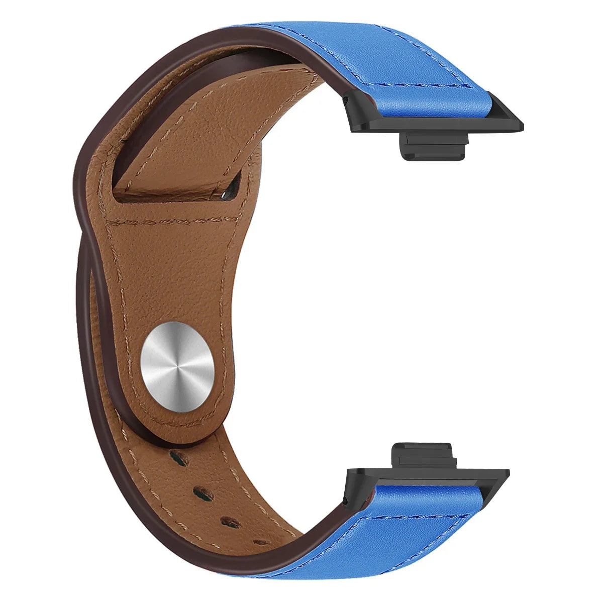 Elegantes Lederarmband für Smartwatch und Fitness Tracker-Yabubestshop