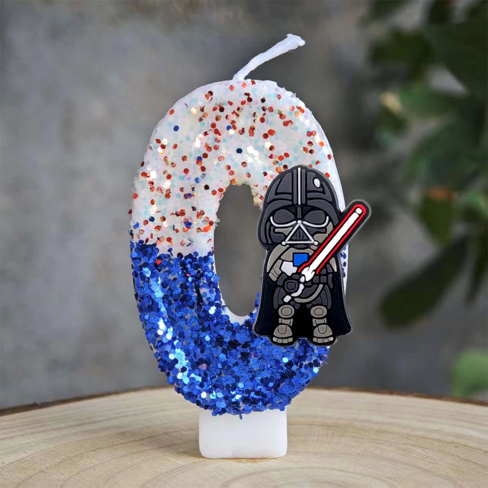 Thematische Geburtstagskerzen Zahlen für Partydekoration und Geschenke