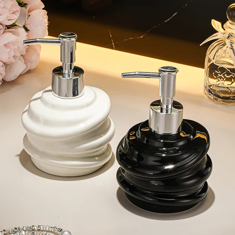 Keramik Seifenspender 300 ml für flüssige Seife