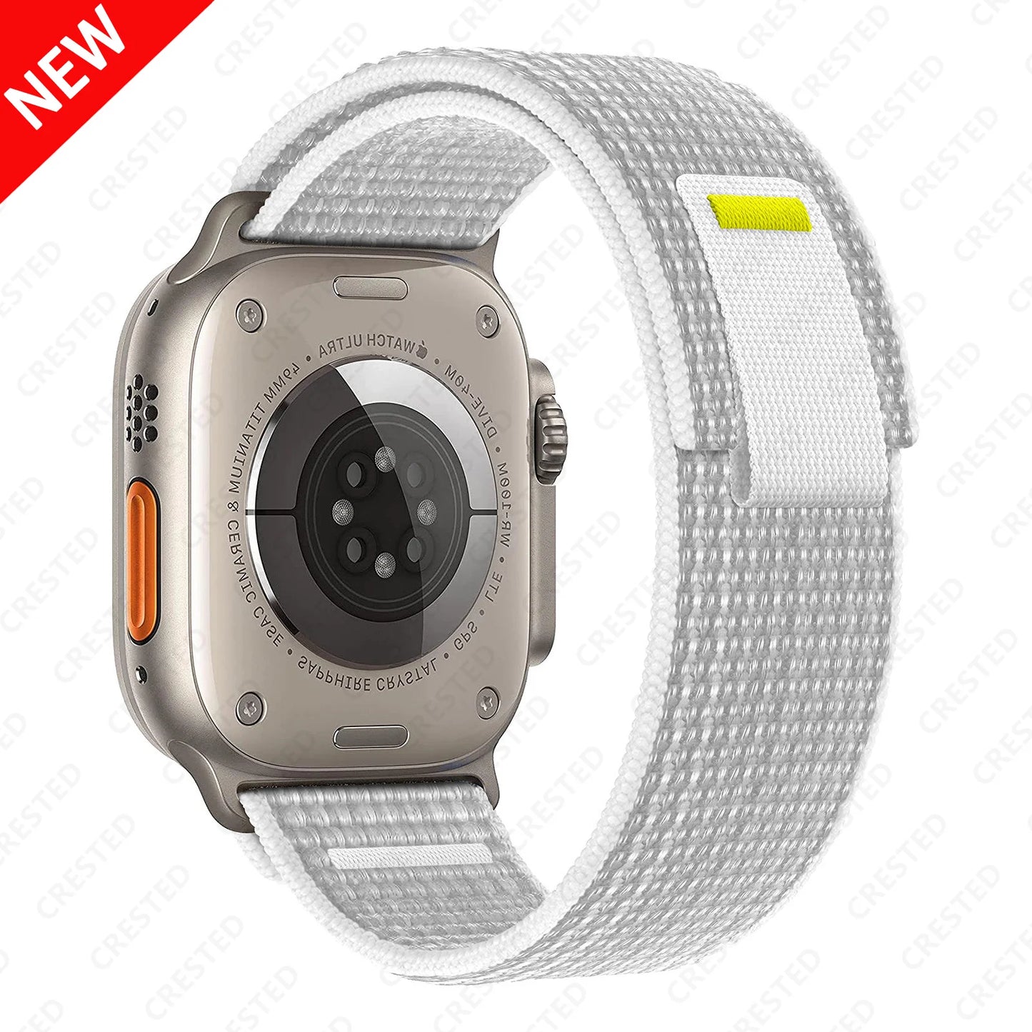 Nylon Trail-Loop Armband kompatibel für Smartwatches 38-49 mm Unisex