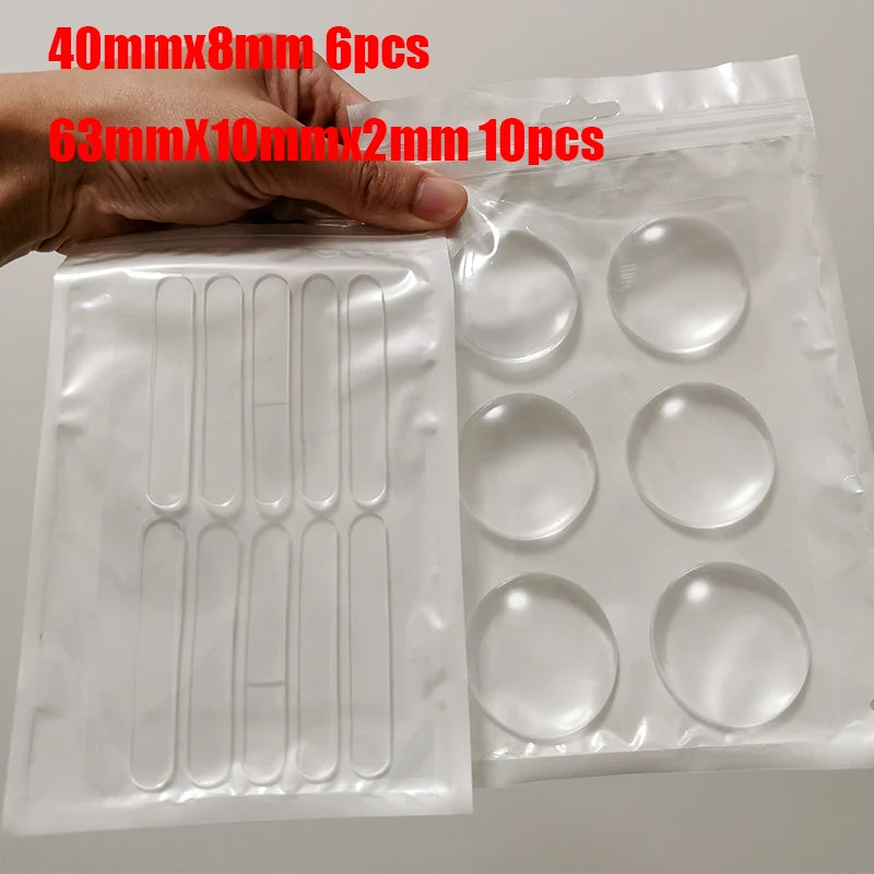 Selbstklebende rutschfeste Stoßstangen aus transparentem Silikon Puffer