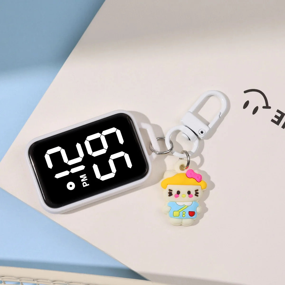 Stilvolle Digitale LED Anhängeruhr mit Touchscreen Anzeige