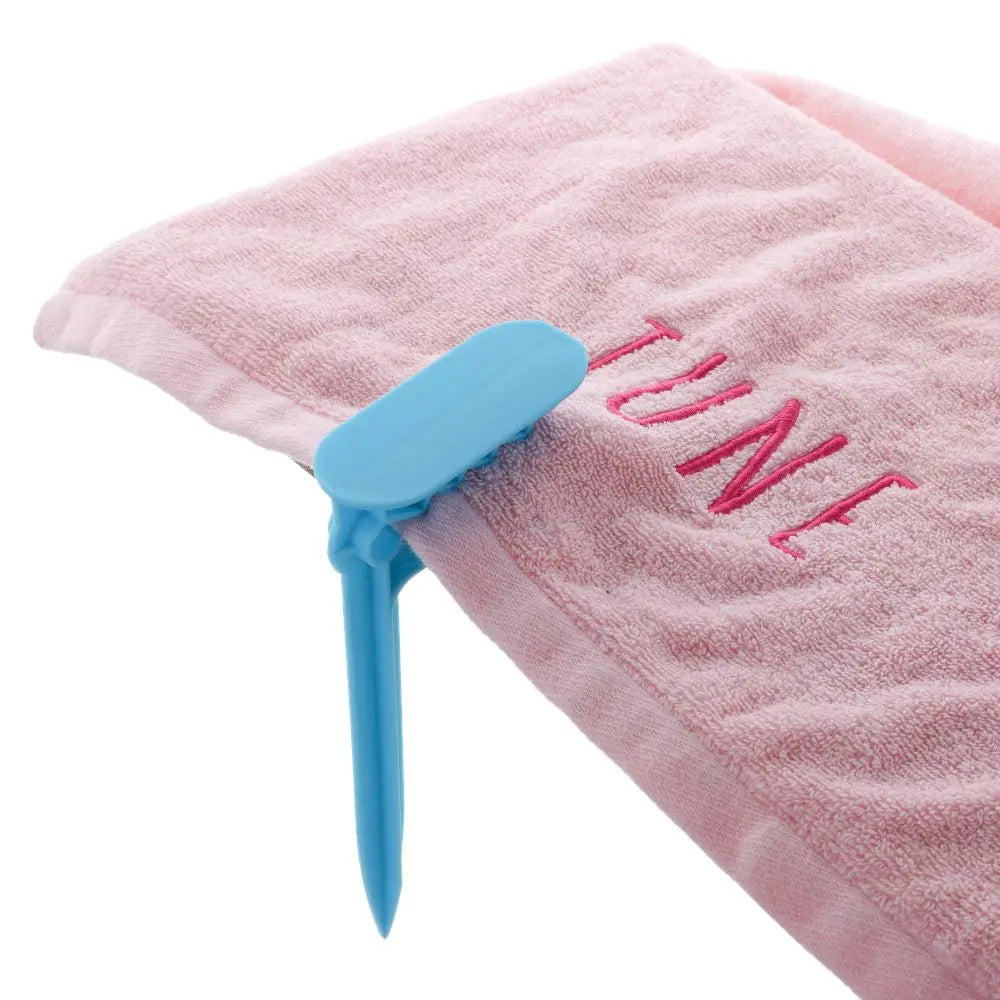 4 Stück Strand Handtuch Clips Camping Matte Clips Outdoor Wäscheklammern-Yabubest - Home & More