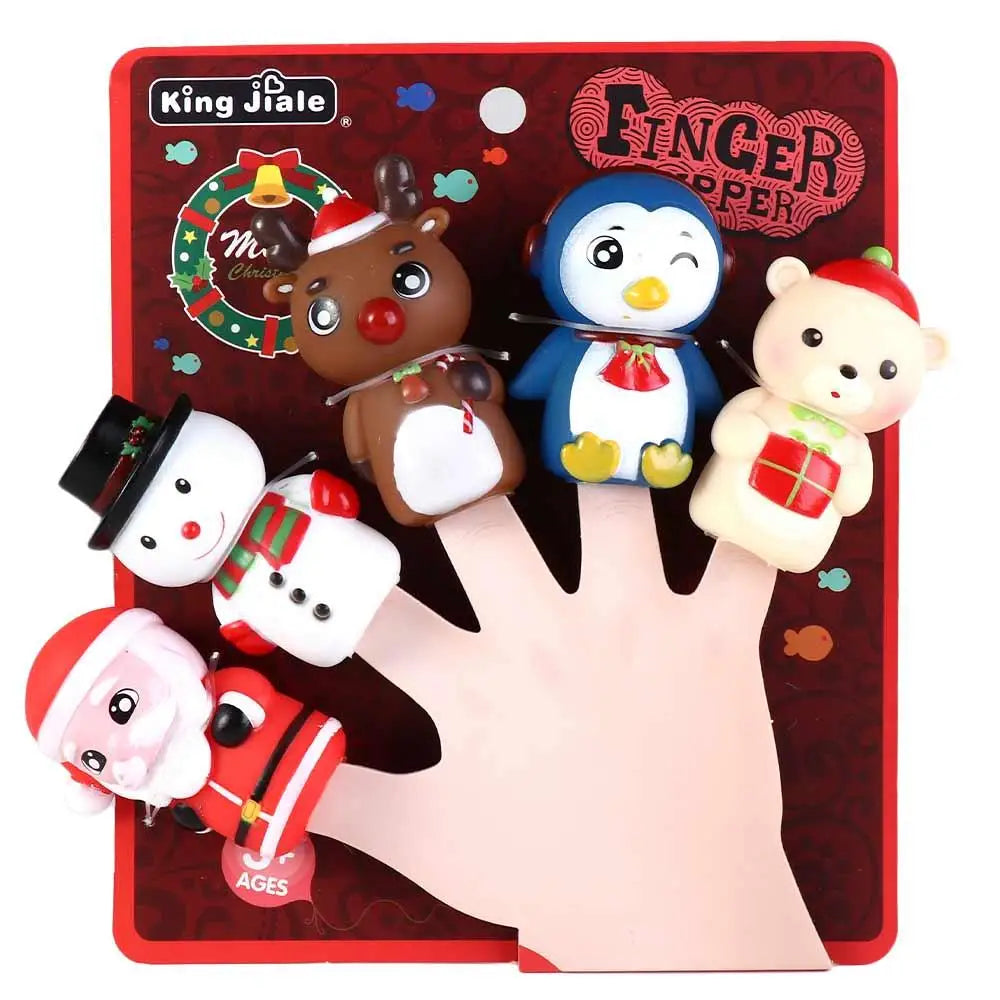 Fingerpuppen Puppenspielzeug Dinosaurier Tierkopf Handschuhe Spielzeug