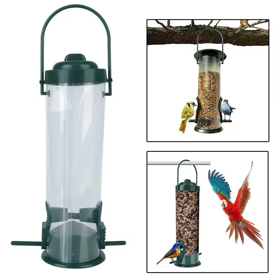 Vogel Futterspender aus Kunststoff zum Aufhängen für Garten - Outdoor