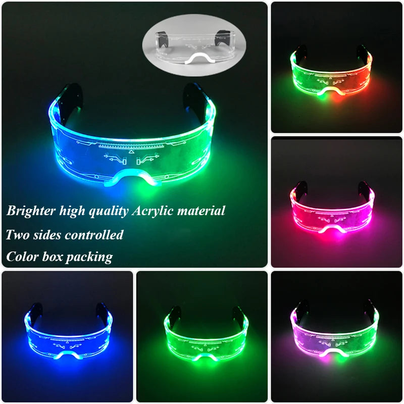 Leuchtende LED Partybrille mit Farbwechsel für unvergessliche Feste
