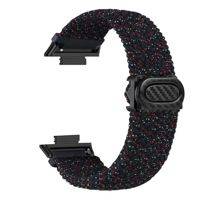 Sportlich - Robust: Geflochtenes Nylonarmband für Huawei Watch Fit 2 Komfort