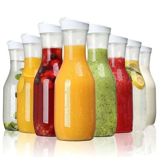 Robuste 50oz BPA-freie Wasserflasche mit Flip-Cap – auslaufsicher - transparent