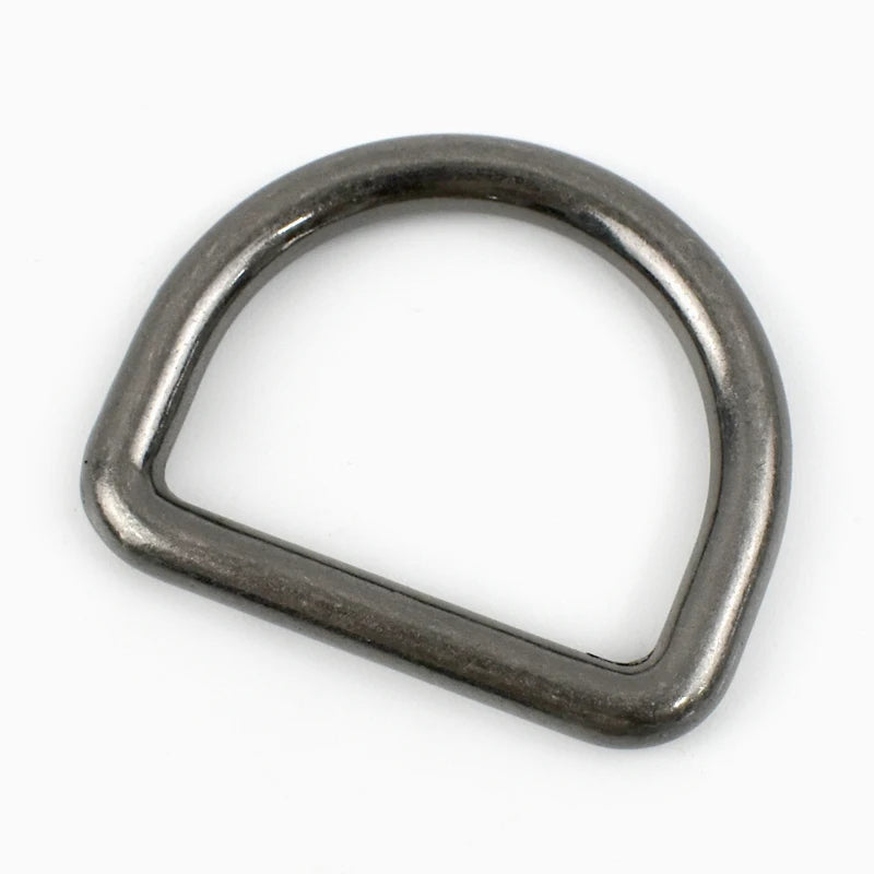 Metall D Ring Schnallen für Taschen und Haustierkragen 5 bis 38 mm