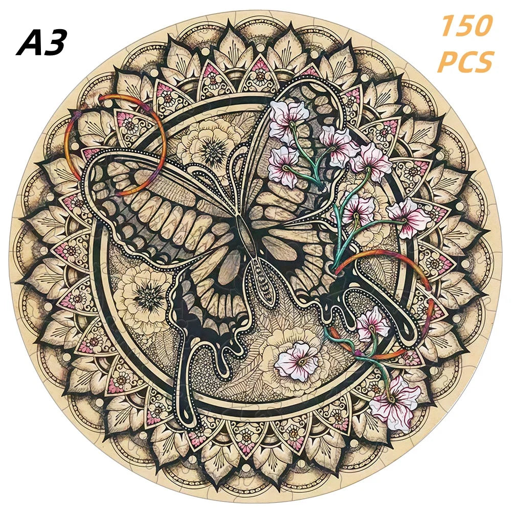 Entspannendes 3D Holzpuzzle für Kreative zur stressfreien Freizeit