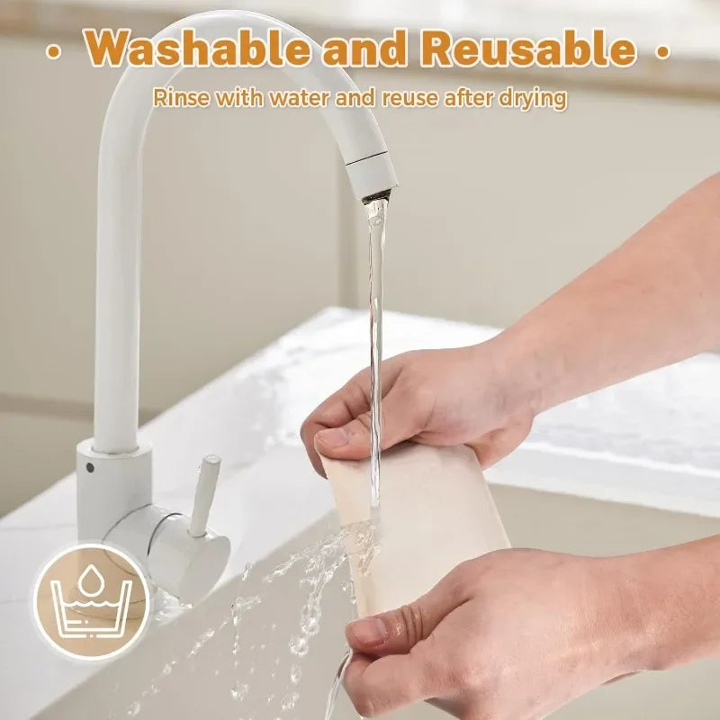 Baumwollbeutel mit Kordelzug als wiederverwendbares Filtertuch