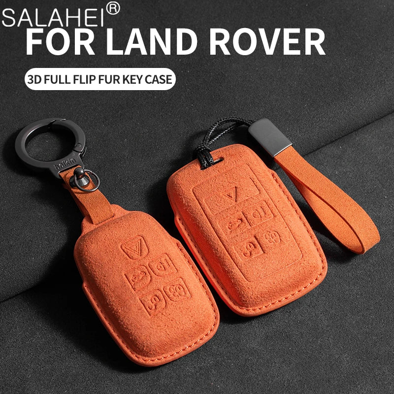Wildleder Schlüsselhülle für Land Rover – Schutz und Dekoration