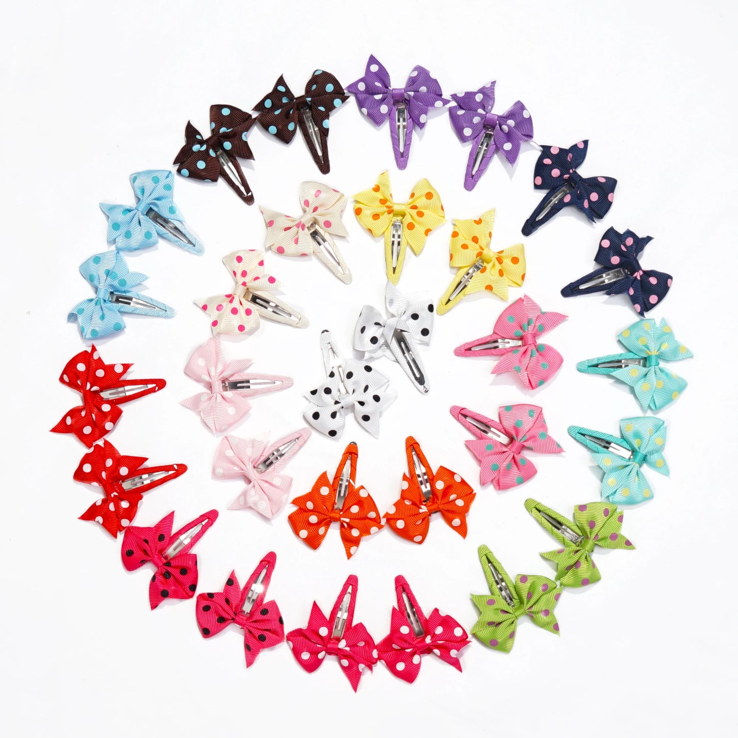 Rutschfeste Haarspangen mit Schleifen für Baby und Kleinkinder