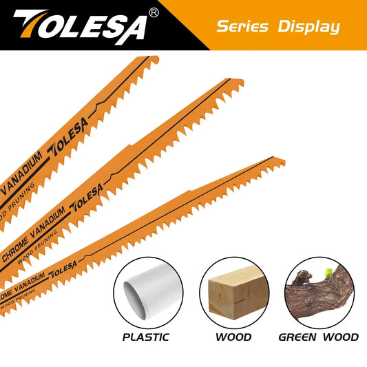 5er Set Säbelsägeblätter für Holz PVC Rohre - Effizientes Schneiden in 3 Größen