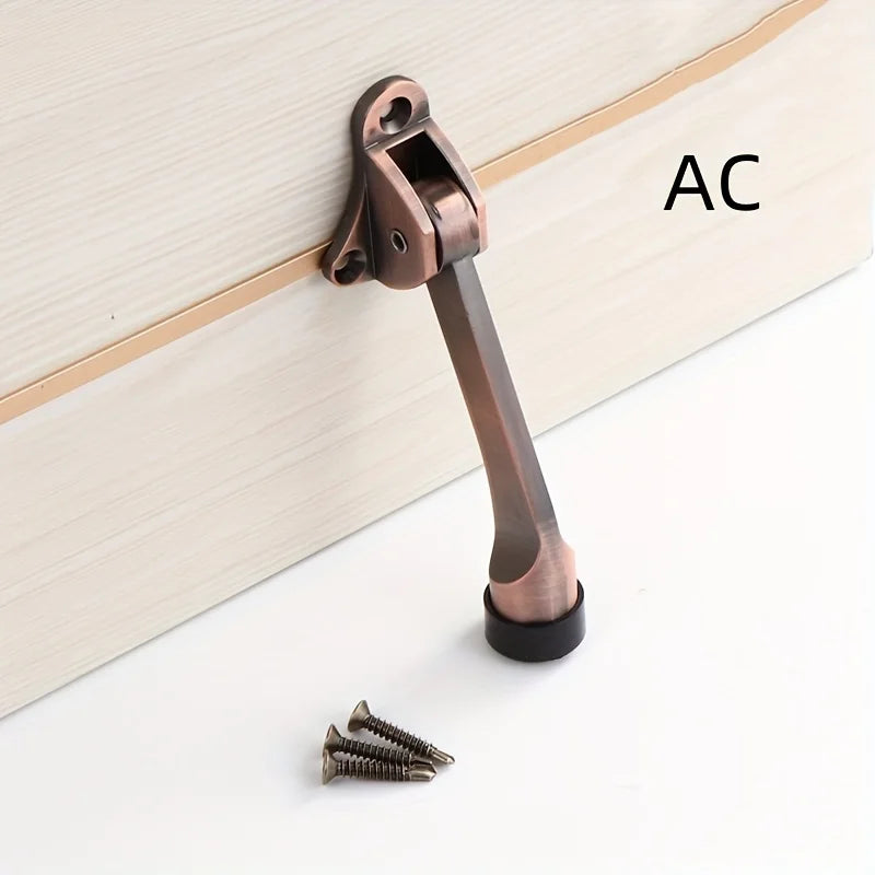 Robuster Türstopper aus Zinklegierung mit Gummiringen für sicheren Halt