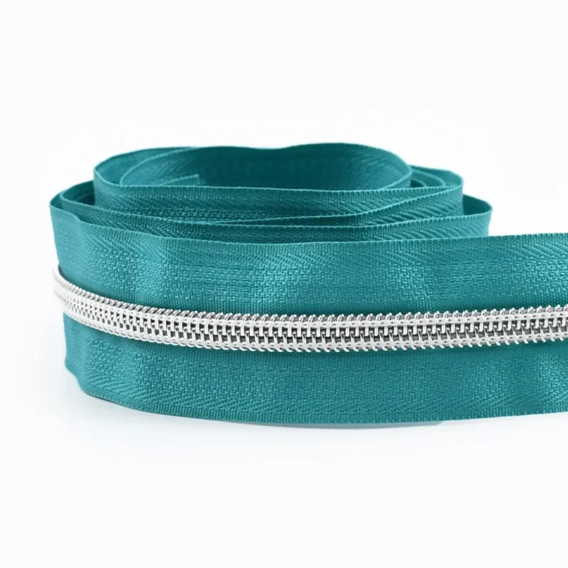 Nylon Reißverschluss Band Nr 5 Meterware für Taschen Kleidung DIY