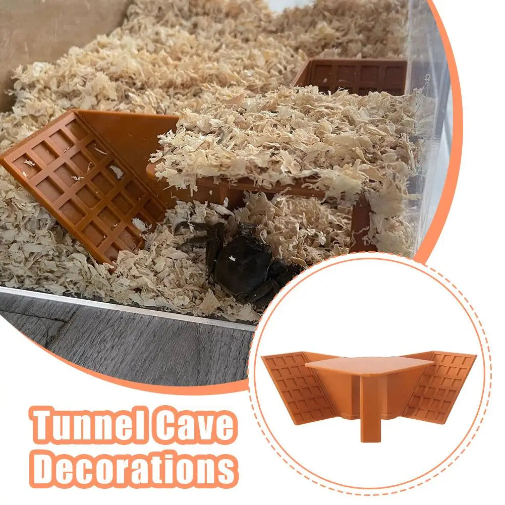 Eck-Tunnel für Einsiedlerkrebse und Aquarienbewohner als Versteck