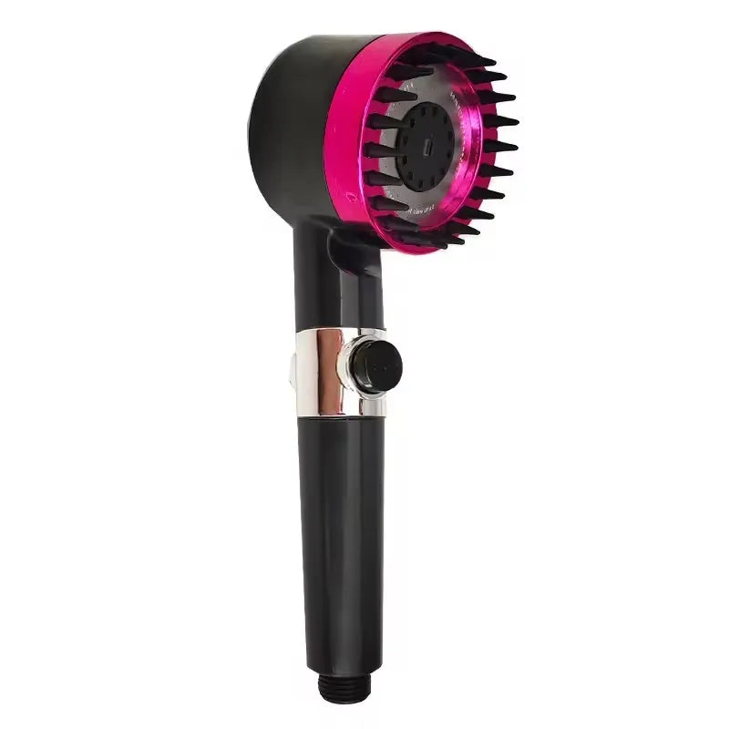 Hochdruck Duschkopf 3 Modi verstellbar mit Massagebürste Regenbrause