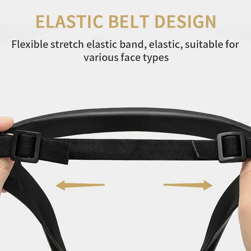 Transparenter Vollgesichtsschutz Wiederverwendbar Staubdicht Antibeschlag