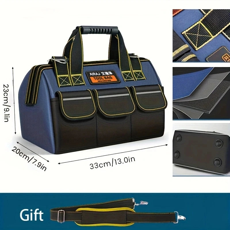 Multifunktionale Werkzeugtasche 1680D Oxford Stoff Elektrikertasche Wasserdicht Gross