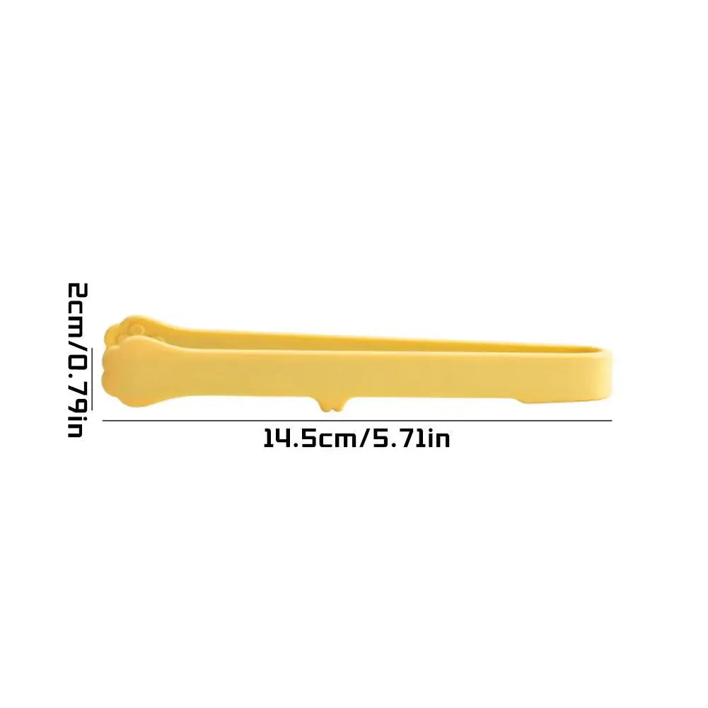 Multifunktionaler Mini Silikon Lebensmittelclip in Katzenpfotenform